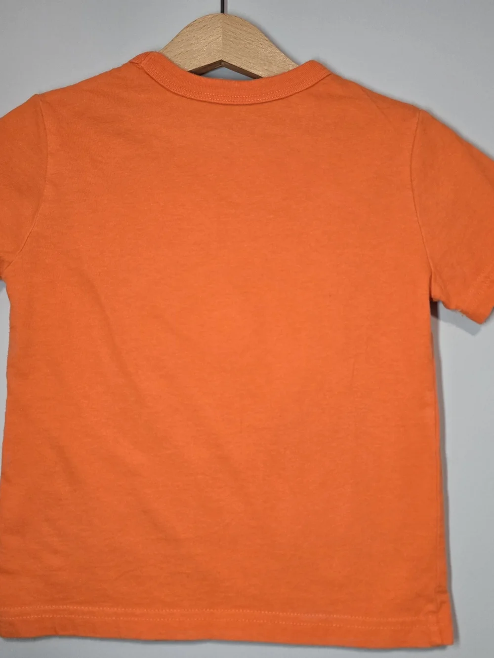 GAP Orange Kids T-Shirt with Yellow Construction Trucks